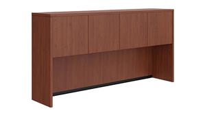 Desk Hutches PBD Furniture 72in Hutch with 4 Laminate Doors