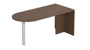 Stand-Alone Desk Shells Performance Bush Furniture 66in x 30in Bullet Desk