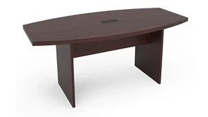 Conference Tables PBD Furniture 6ft Boat Shaped Slab Base Conference Table