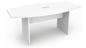Conference Tables PBD Furniture 6ft Boat Shaped Slab Base Conference Table