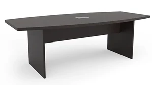 Conference Tables PBD Furniture 8ft Boat Shaped Slab Base Conference Table