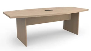 Conference Tables PBD Furniture 8ft Boat Shaped Slab Base Conference Table