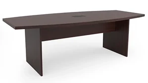 Conference Tables Performance Bush Furniture 8ft Boat Shaped Slab Base Conference Table