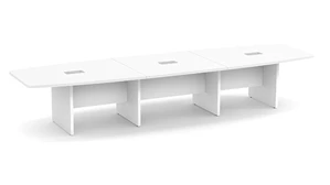 Conference Tables PBD Furniture 14ft Boat Shaped Slab Base Conference Table