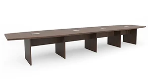Conference Tables Performance Bush Furniture 18ft Boat Shaped Slab Base Conference Table