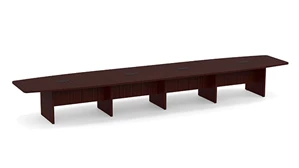 Conference Tables PBD Furniture 20ft Boat Shaped Slab Base Conference Table
