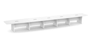 Conference Tables PBD Furniture 24ft Boat Shaped Slab Base Conference Table