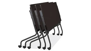 Training Tables PBD Furniture 6ft x 24in Flip Top Nesting Table