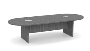 Conference Tables PBD Furniture 10ft Racetrack Shape Panel Leg Conference Table