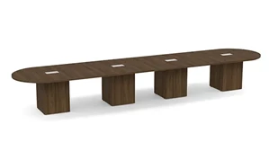 Conference Tables Performance Bush Furniture 18ft Racetrack Shape Cube Storage Base Conference Table