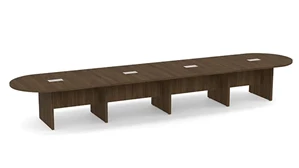 Conference Tables PBD Furniture 18ft Racetrack Shape Panel Leg Conference Table