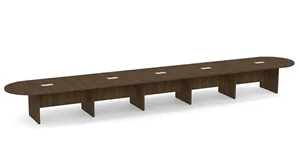 Conference Tables PBD Furniture 24ft Racetrack Shape Panel Leg Conference Table