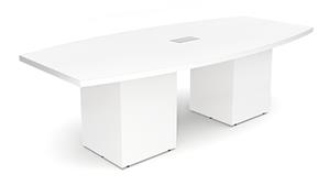 Conference Tables PBD Furniture 8ft Boat Shape Cube Base Conference Table