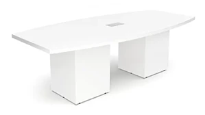 Conference Tables PBD Furniture 8ft Boat Shape Cube Base Conference Table