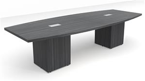 Conference Tables PBD Furniture 14ft Boat Shape Cube Base Conference Table