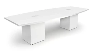 Conference Tables PBD Furniture 26ft Boat Shape Cube Base Conference Table