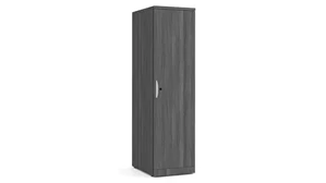 Tall Storage Cabinets PBD Furniture Personal Storage Tower with Laminate Wood Doors