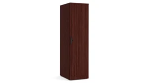 Tall Storage Cabinets PBD Furniture Personal Storage Tower with Laminate Wood Doors