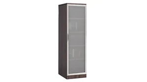 Tall Storage Cabinets PBD Furniture Personal Storage Cabinet with Glass Door
