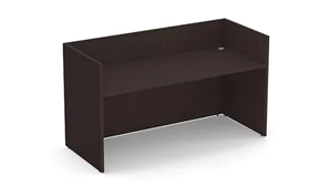Reception Stand-Alone Desk PBD Furniture Stand-A-Lone Workstation Desk Shell Only