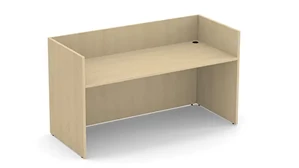 Reception Stand-Alone Desk PBD Furniture Stand-A-Lone Workstation Desk Shell Only