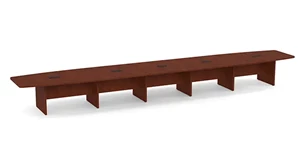 Conference Tables PBD Furniture 28ft Boat Shaped Slab Base Conference Table