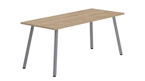 Stand-Alone Desk Shells PBD Furniture 66in x 30in Telescopic Frame Desk