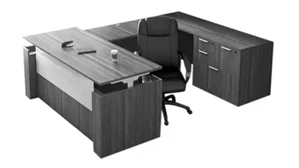 Standing Desks - Electronically Adjustable PBD Furniture U-Shaped Standing Desk