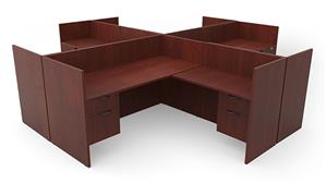 Workstations PBD Furniture 4 Person Workstation