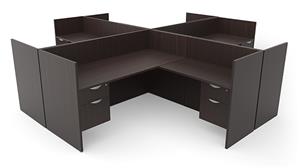 Workstations PBD Furniture 4 Person Workstation