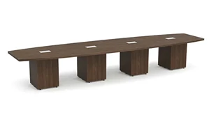 Conference Tables Performance Bush Furniture 20ft Boat Shape Cube Base Conference Table