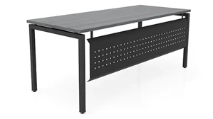 Writing Desks PBD Furniture 66in x 30in OnTask Table Desk with Modesty Panel