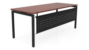 Writing Desks PBD Furniture 66in x 30in OnTask Table Desk with Modesty Panel