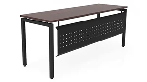 Writing Desks PBD Furniture 72in x 24in OnTask Table Desk with Modesty Panel