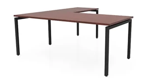 L Shaped Desk Shells PBD Furniture 72in x 84in L-Desk