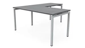 L Shaped Desk Shells PBD Furniture 60in x 66in L-Desk 