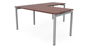 L Shaped Desk Shells PBD Furniture 60in x 66in L-Desk 