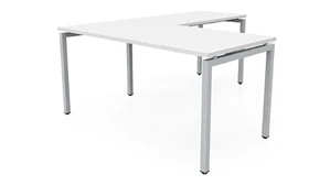 L Shaped Desk Shells PBD Furniture 60in x 66in L-Desk 