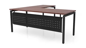 L Shaped Desk Shells PBD Furniture 72in x 72in L-Desk with Modesty Panel