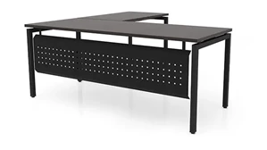 L Shaped Desk Shells PBD Furniture 72in x 72in L-Desk with Modesty Panel 