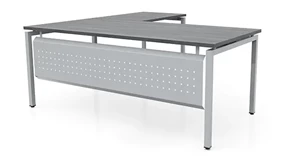 L Shaped Desk Shells PBD Furniture 72in x 72in L-Desk with Modesty Panel 
