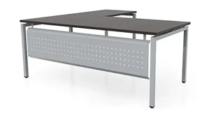 L Shaped Desk Shells PBD Furniture 72in x 78in L-Desk with Modesty Panel