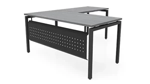L Shaped Desk Shells PBD Furniture 60in x 72in L-Desk with Modesty Panel 