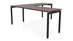 L Shaped Desk Shells PBD Furniture 72in x 72in Slender L-Desk 