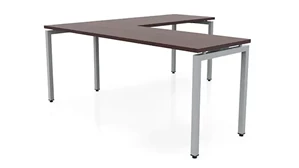 L Shaped Desk Shells PBD Furniture 72in x 72in Slender L-Desk 