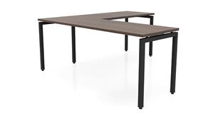 L Shaped Desk Shells PBD Furniture 72in x 72in Slender L-Desk 
