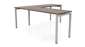 L Shaped Desk Shells PBD Furniture 72in x 72in Slender L-Desk