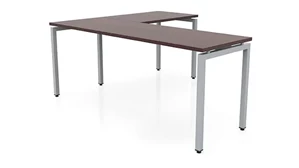 L Shaped Desk Shells PBD Furniture 72in x 60in Slender L-Desk