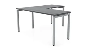 L Shaped Desk Shells PBD Furniture 60in x 66in Slender L-Desk