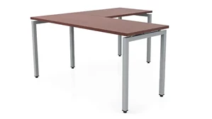 L Shaped Desk Shells PBD Furniture 60in x 66in Slender L-Desk